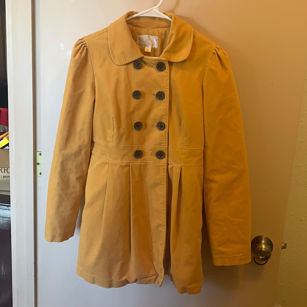 Mustard. Xhilaration size M pea coat